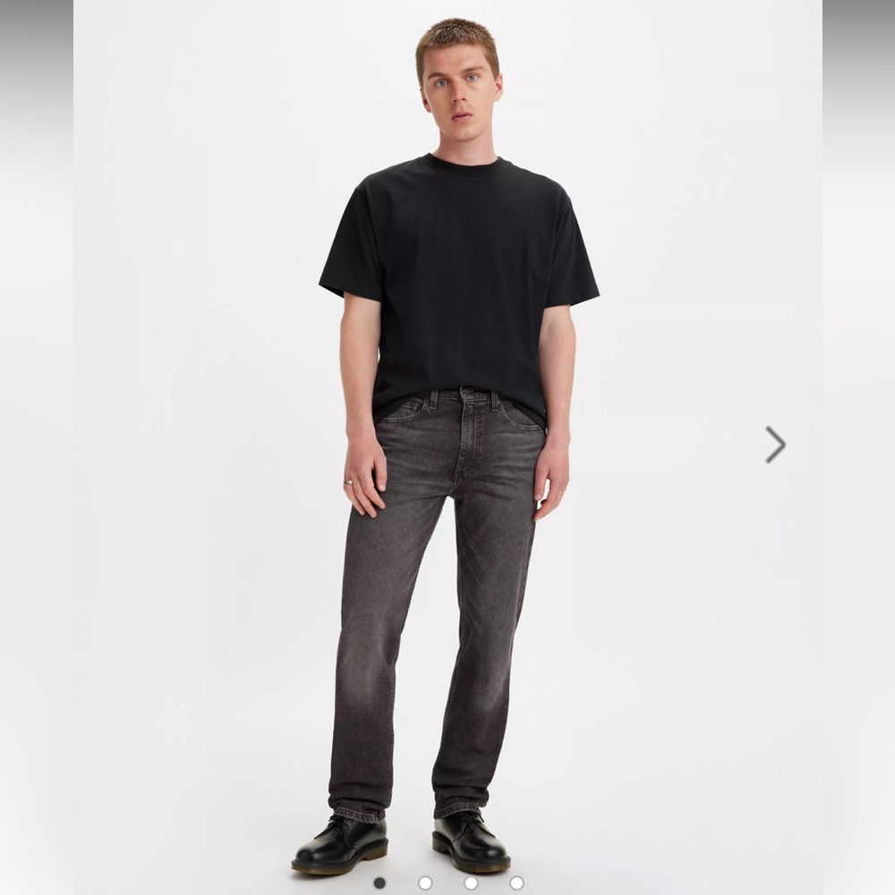 Levi’s Men’s 505 Black Straight Leg Jean 36/30